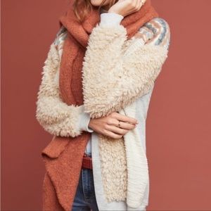 Anthropologie | Amadi Chaparral Sherpa Cardigan sweater
